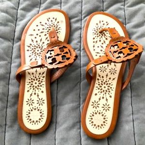 Tory Burch Scalloped Miller Sandals